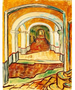Corridor in the Asylum by van Gogh